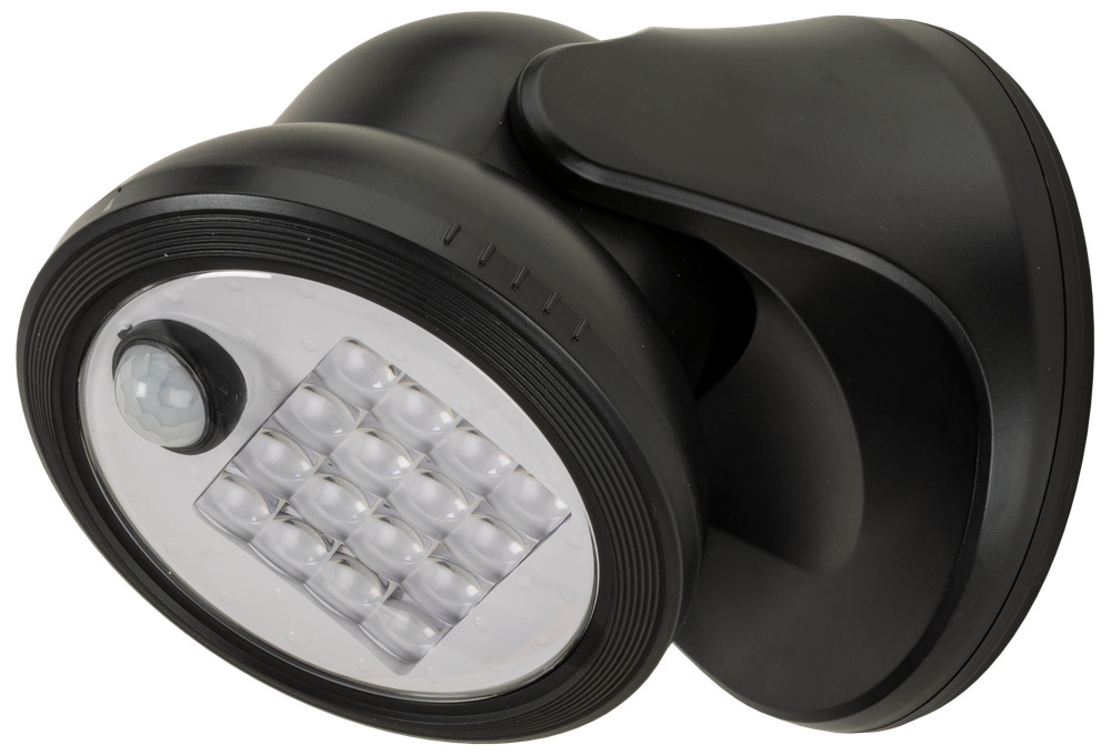 BRIGHT DESIGN LED-lampe med sensor - sort