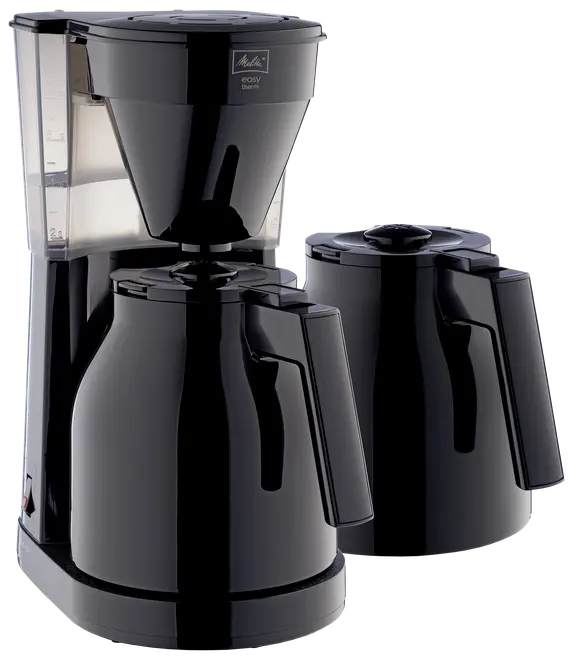 Melitta Easy Therm 2.0 tvåkannor kaffebryggare - Svart