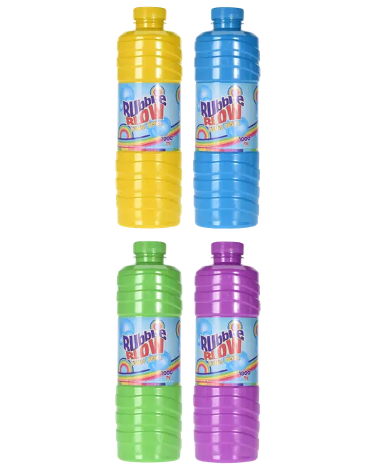 Sæbeboblevæske 1 L - assorterede farver