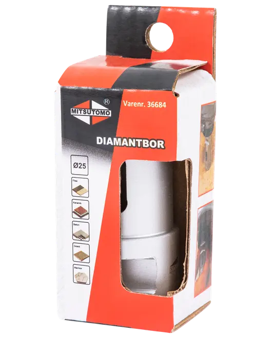 Mitsutomo diamantborr 25 mm