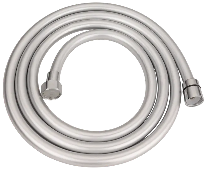 Fleksibel bruserslange i rustfrit stål med to metalforbindelser. Passer til de fleste håndbrusere. Slidstærk, knækfri og nem at montere til badeværelset.