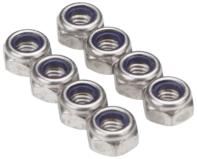 Låsmutter A4 M6 8st