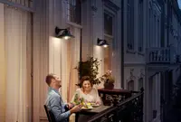 PHILIPS Cormorant E27 vägglampa - svart
