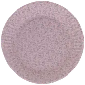 Paptallerken 17 cm 4-pak - Blomsterprint