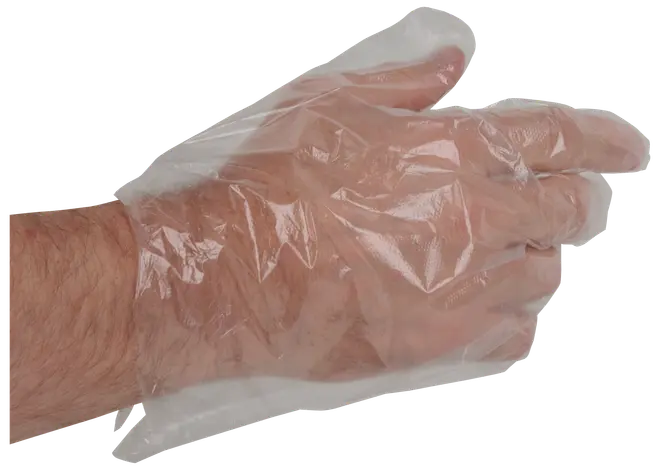 Engångshandskar plast 50-pack