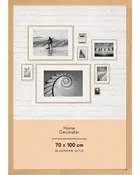 Billedramme 70 x 100 cm - natur