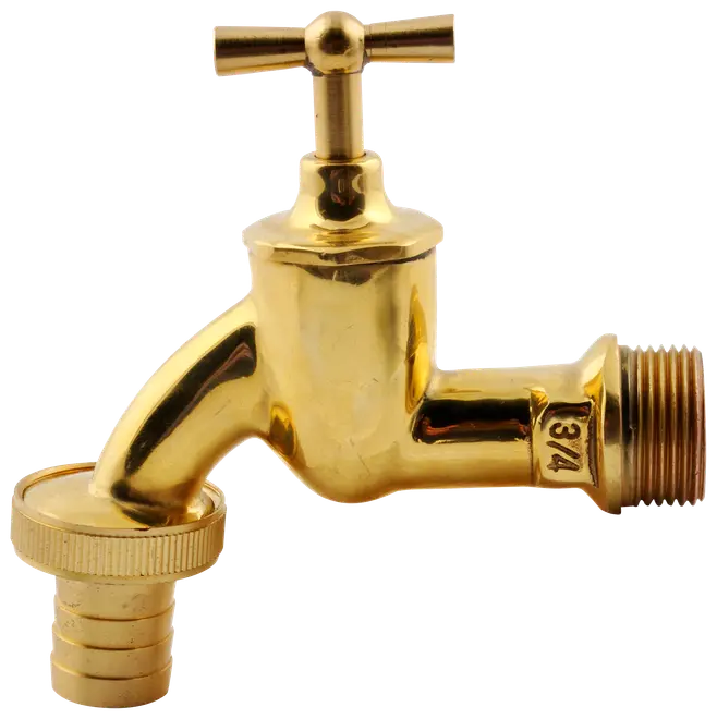 Tappehane til regnvandstønde - messing