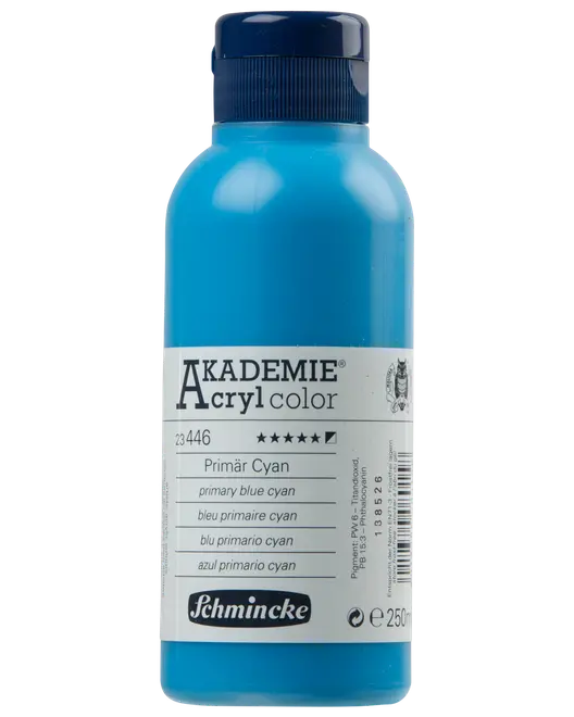 Akryl 250 ml primär blå