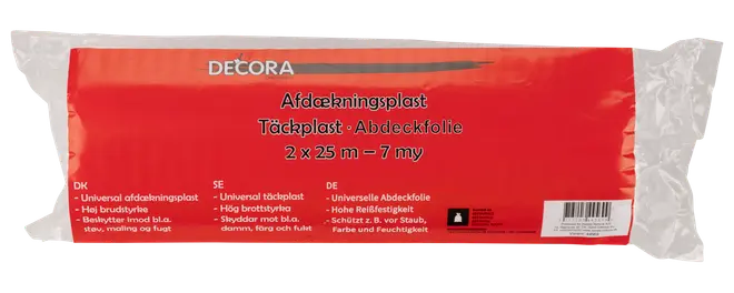 Afdækningsplast 25 x 2 meter