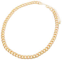 Halsband chunky - guld
