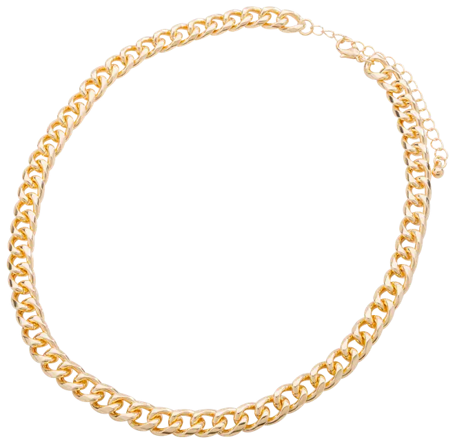 Halskæde chunky - guld