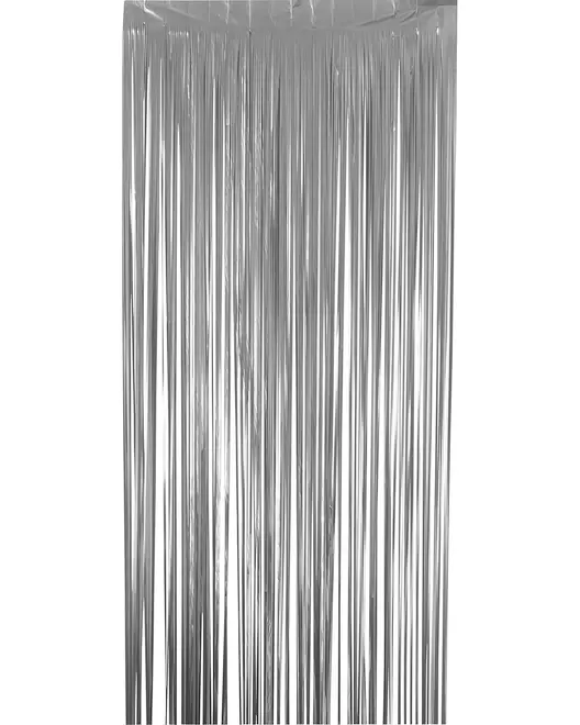 Glitterdraperi - silver