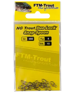 FTM Trout NG Duo-Lock-Snap Str. 000 15-pak