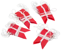 Flagguirlander 4 stk. 2 m