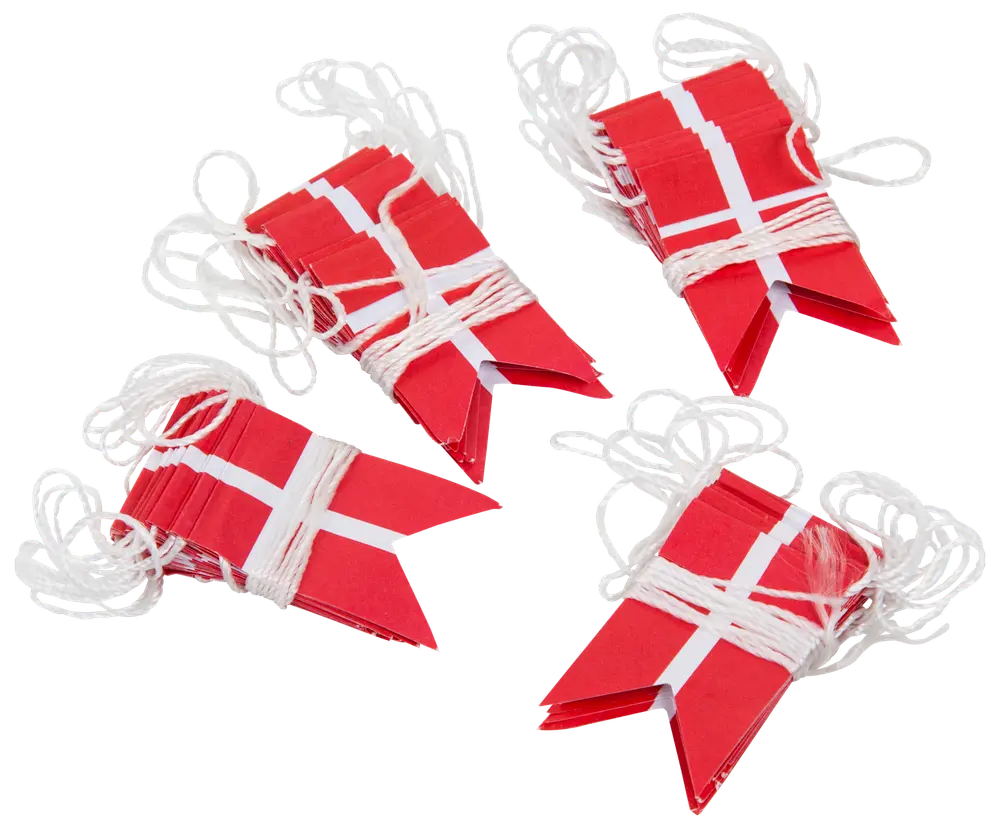 Flagguirlander 4 stk. 2 m