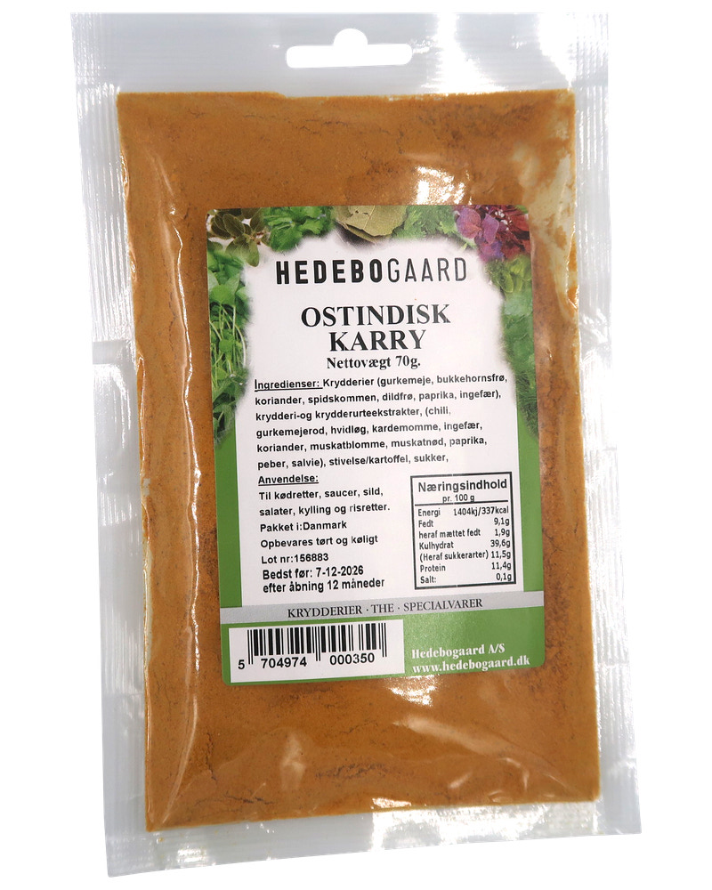 Hedebogaard Krydderi - Karry 70 g