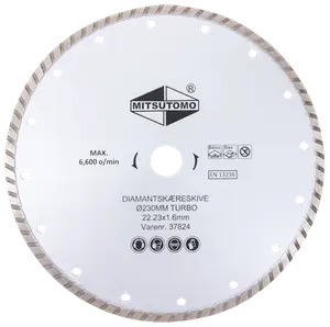 Mitsutomo Diamantkapskiva Ø230 mm - turbo