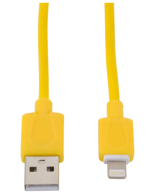 Sinox lightningkabel gul 1 m