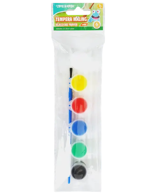 Temperafärg klassisk 6 x 5 ml