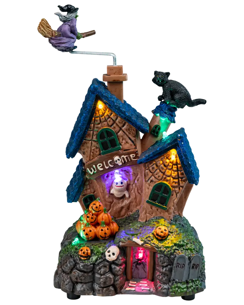 Halloween landskap - Häxans hus