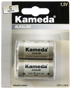 Kameda Alkaline batteri - C 2-pak