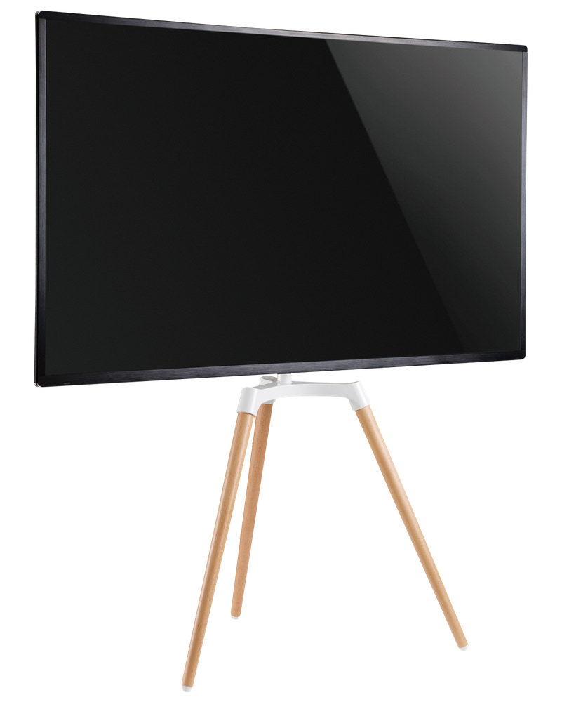 SINOX TV stander 50"-65" - bøg/hvid