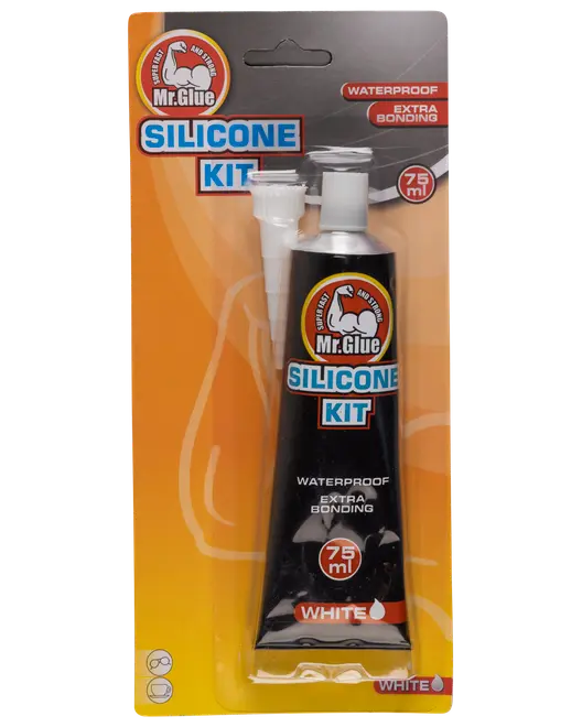 Silikonbaserat vattentätt lim – 75 g