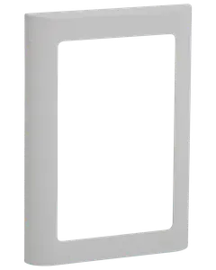 LK FUGA Design ramme SOFT 63 1½ modul - lysegrå