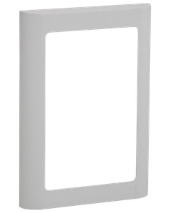 LK FUGA Design ramme SOFT 63 1½ modul - lysegrå