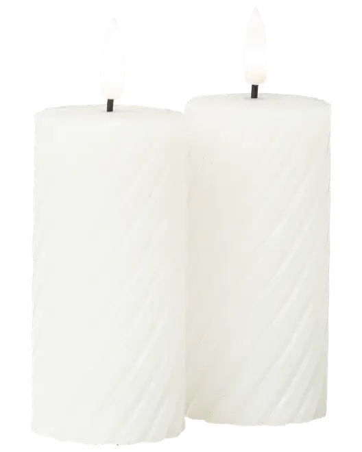 Blockljus led lany 10 cm 2 st