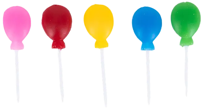 Tårtljus ballonger 5 st