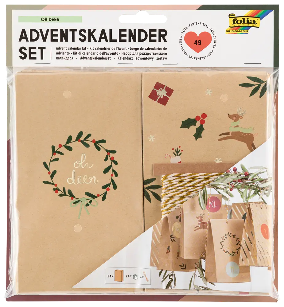 Adventspresent påsar - papper