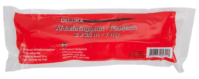 Decora Afdækningsplast 25 x 2 m 7 my