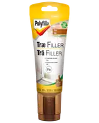 Polyfilla Træ Filler i tube med påføringsspids, velegnet til udfyldning af små huller og revner i træ. Fleksibel, fin finish, til indendørs og udendørs brug.