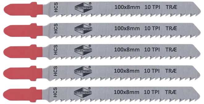 Mitsutomo Stiksavsklinger Træ 10T 5 stk.