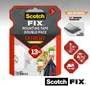 Scotch FIX dobbeltklæbende monteringstape, ekstrem indendørs, holder op til 13 kg, 19 mm x 5 m rulle, velegnet til plast, stærk klæbeevne, UV- og temperaturbestandig, hvid farve.