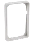 LK FUGA Ramme BASELINE 50 1 ½ modul - lysegrå