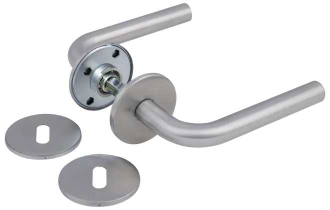 Dörrhandtag L-form rostfritt stål - 19 mm