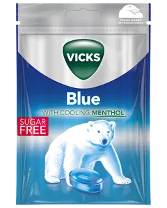 Vicks Blue sukkerfri 72 g