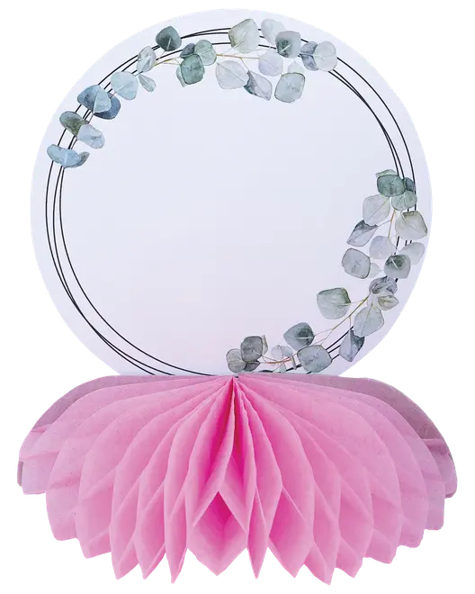 Honeycomb med skilt lyserød