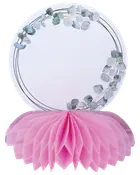 Honeycomb med skilt lyserød