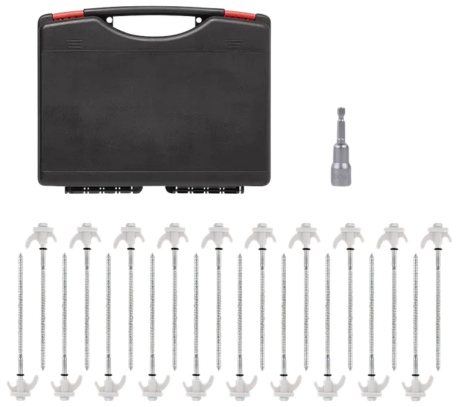 Skruepløkker 18,3 cm 20-pak