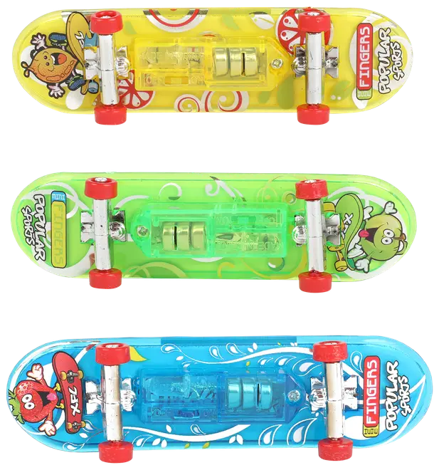 Fingerskateboard med lys