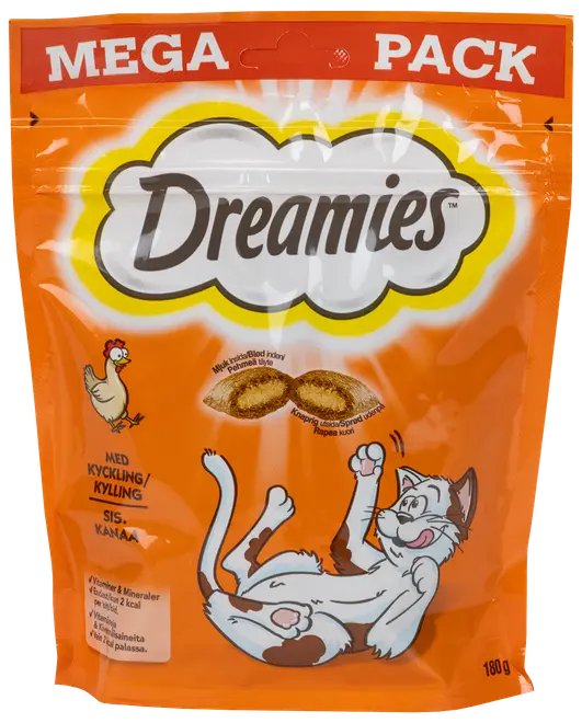 Dreamies Kattesnack kylling 180 g