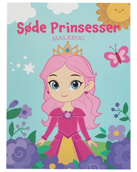 Målarbok med prinsessor
