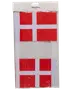 Papirflag på pind - 40cm 10-pak
