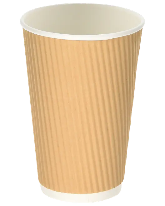 Papkrus rillet 250 ml 10-pak