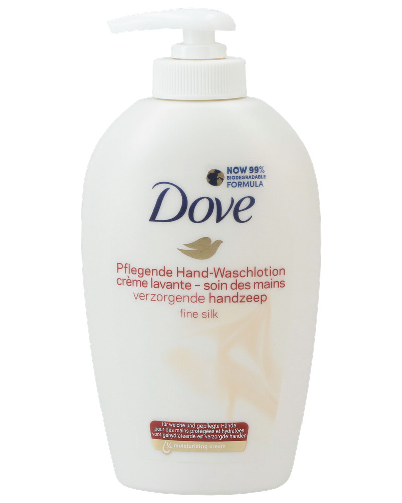 Dove Håndsæbe med pumpe 250 ml - fine silk