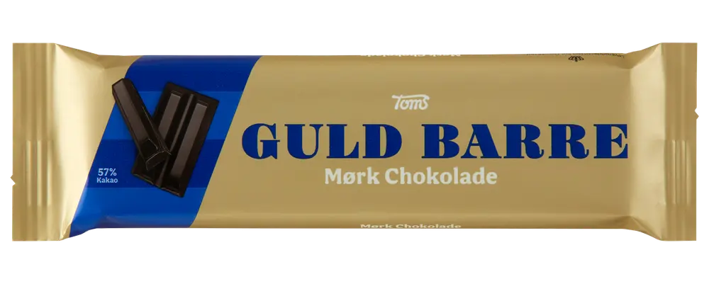 Toms Guld Barre 45 g - Mørk chokolade