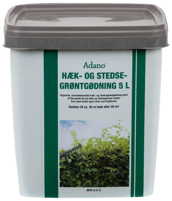 Adano Ekologisk gödning för häckar och vintergröna växter 5 L